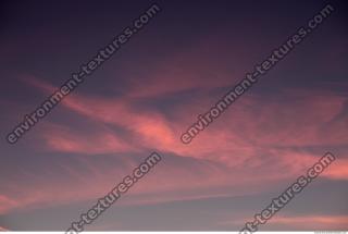 Photo Texture of Sunset Clouds